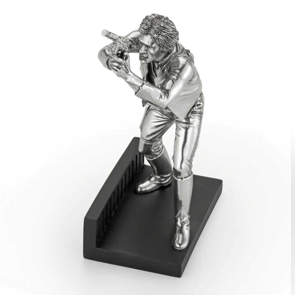 Royal Selangor Star Wars Han Solo Limited Edition Tinnen Beeldje 21cm (5000 stuks wereldwijd) Afbeelding 1