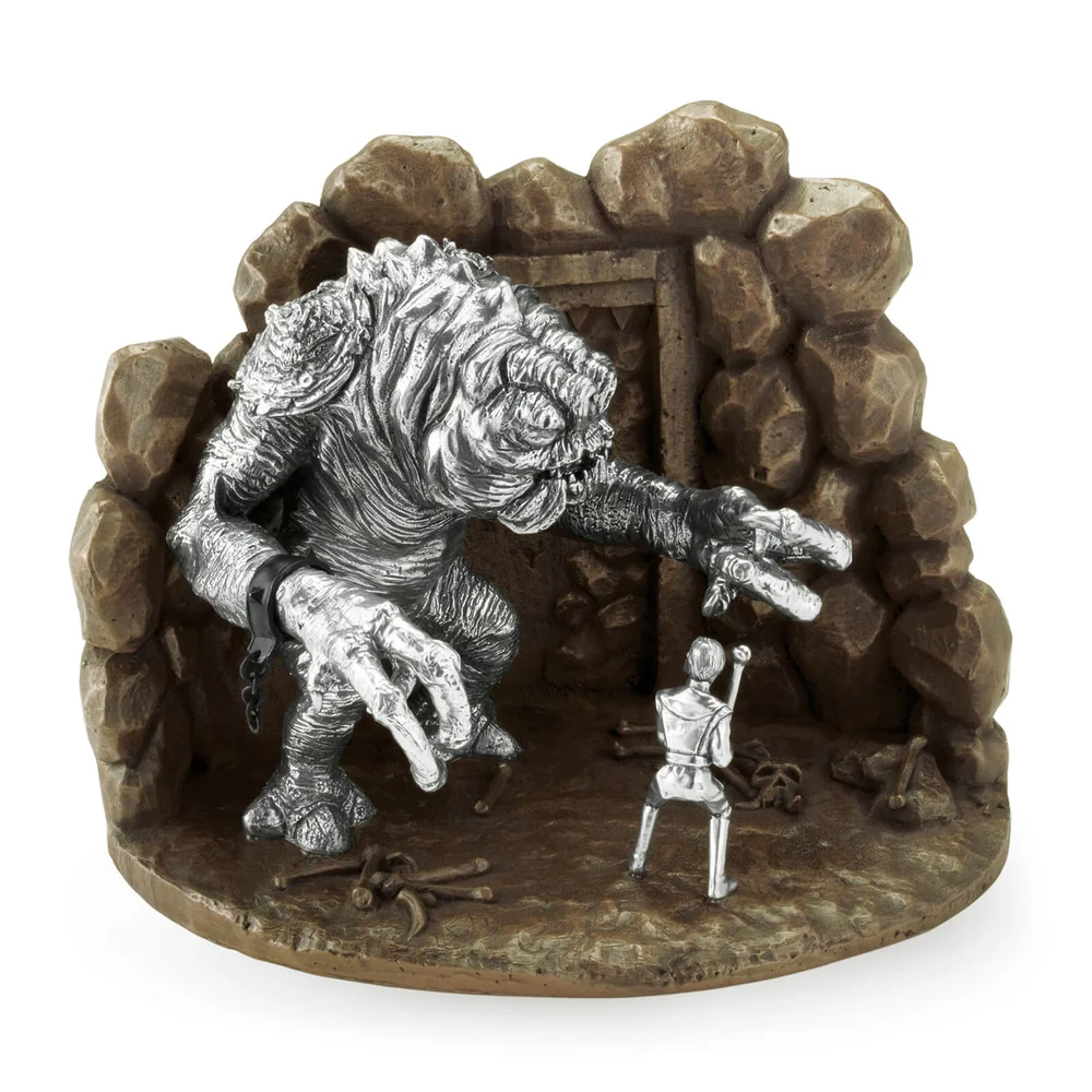 Royal Selangor Star Wars Luke vs. Rancour Limited Edition Pewter Diorama 22cm (500 Pieces Worldwide) Afbeelding 1
