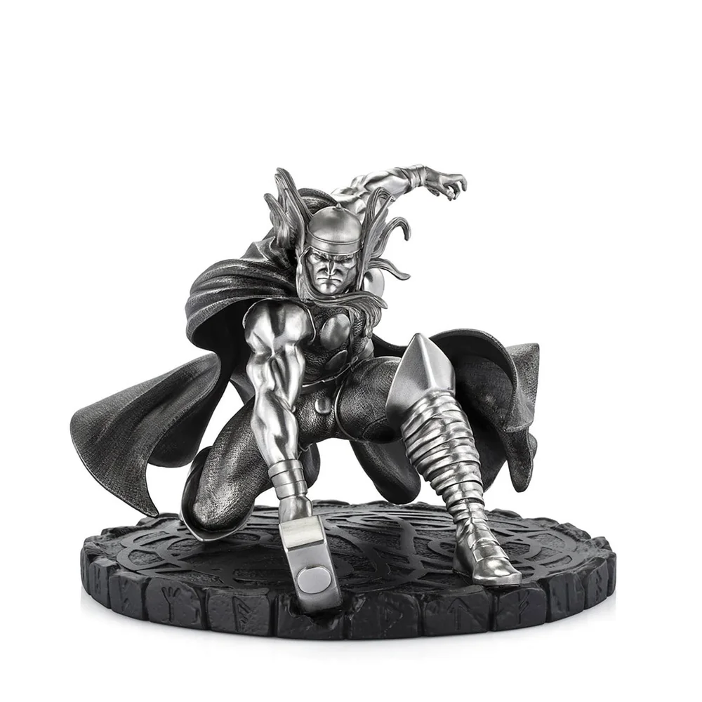 Royal Selangor Marvel Thor: de God van de Donder Limited Edition Tinnen Beeldje 16cm (5000 Stuks Wereldwijd) Afbeelding 1