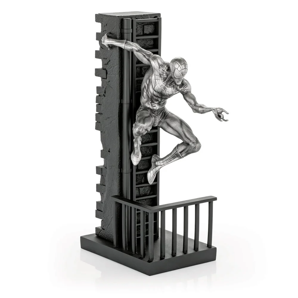 Royal Selangor Marvel Spider-Man Limited Edition Pewter Figurine 29cm (3000 Pieces Worldwide) Afbeelding 1