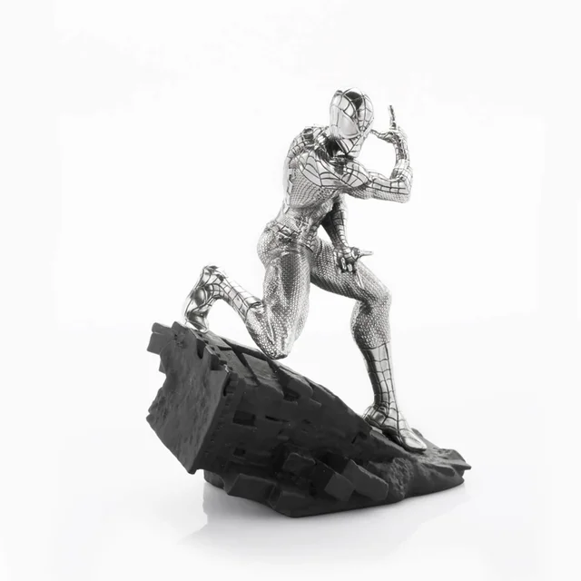 Royal Selangor Marvel Spider-Man 'Webslinger' Tinnen Beeldje 12cm