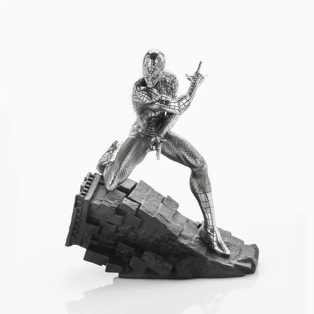 Royal Selangor Marvel Spider-Man 'Webslinger' Tinnen Beeldje 12cm