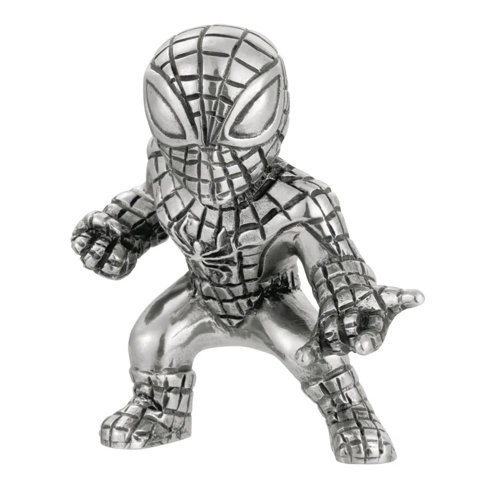 Royal Selangor Marvel Spider-Man Tinnen Miniatuur Beeldje 5cm Afbeelding 1