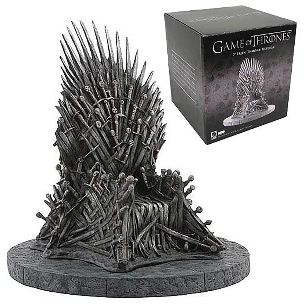 Dark Horse Game of Thrones Miniature Iron Throne 7-Inch Replica Statue Afbeelding 1