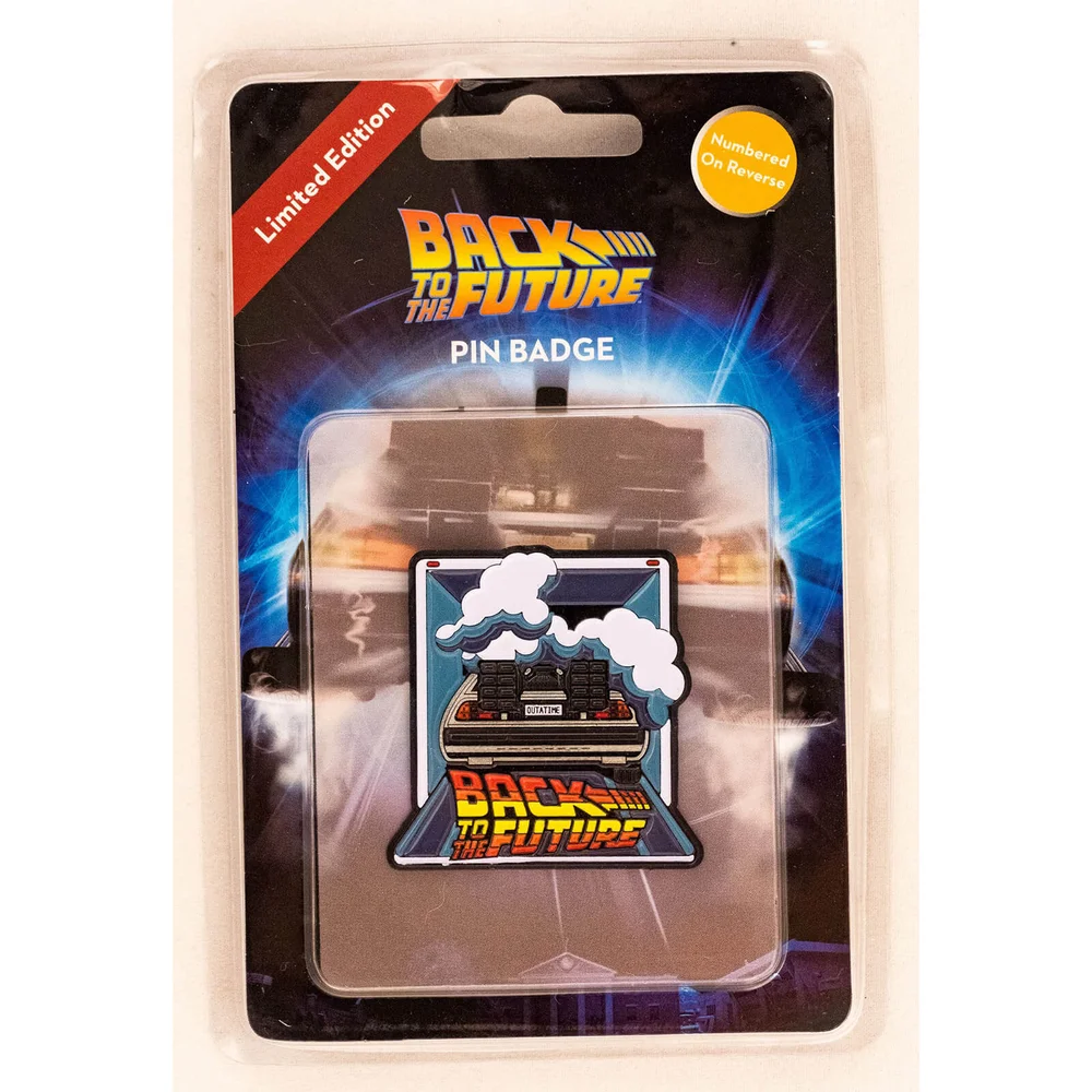 Back to the Future Limited Edition Enamel Pin Badge Afbeelding 1
