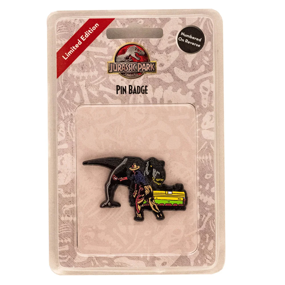 Jurassic Park Limited Edition Enamel Pin Badge Afbeelding 1
