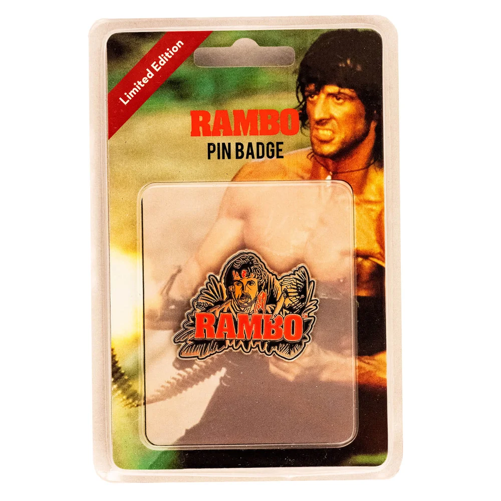 Rambo Limited Edition Enamel Pin Badge Afbeelding 1