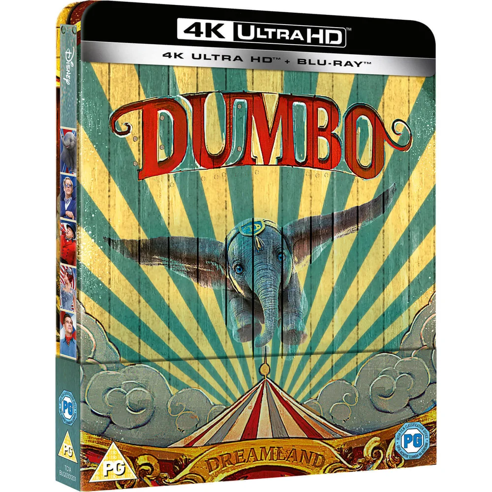 Dumbo 4K Ultra HD (inclusief 2D Blu-ray) - Zavvi exclusief limited edition Steelbook Afbeelding 1