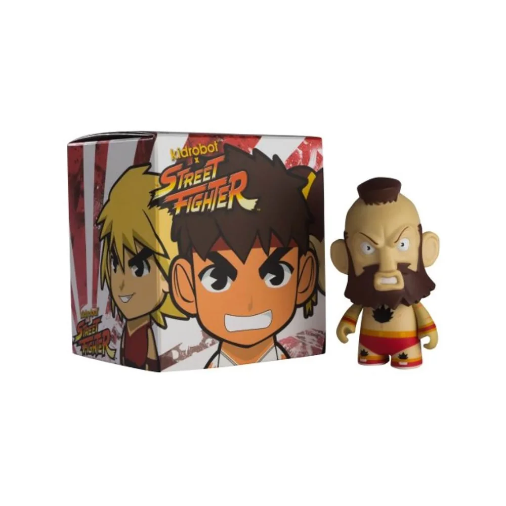 Kidrobot Street Fighter Mini Serie II 7,5 cm Vinyl Figuren Blindbox Assortiment Afbeelding 1