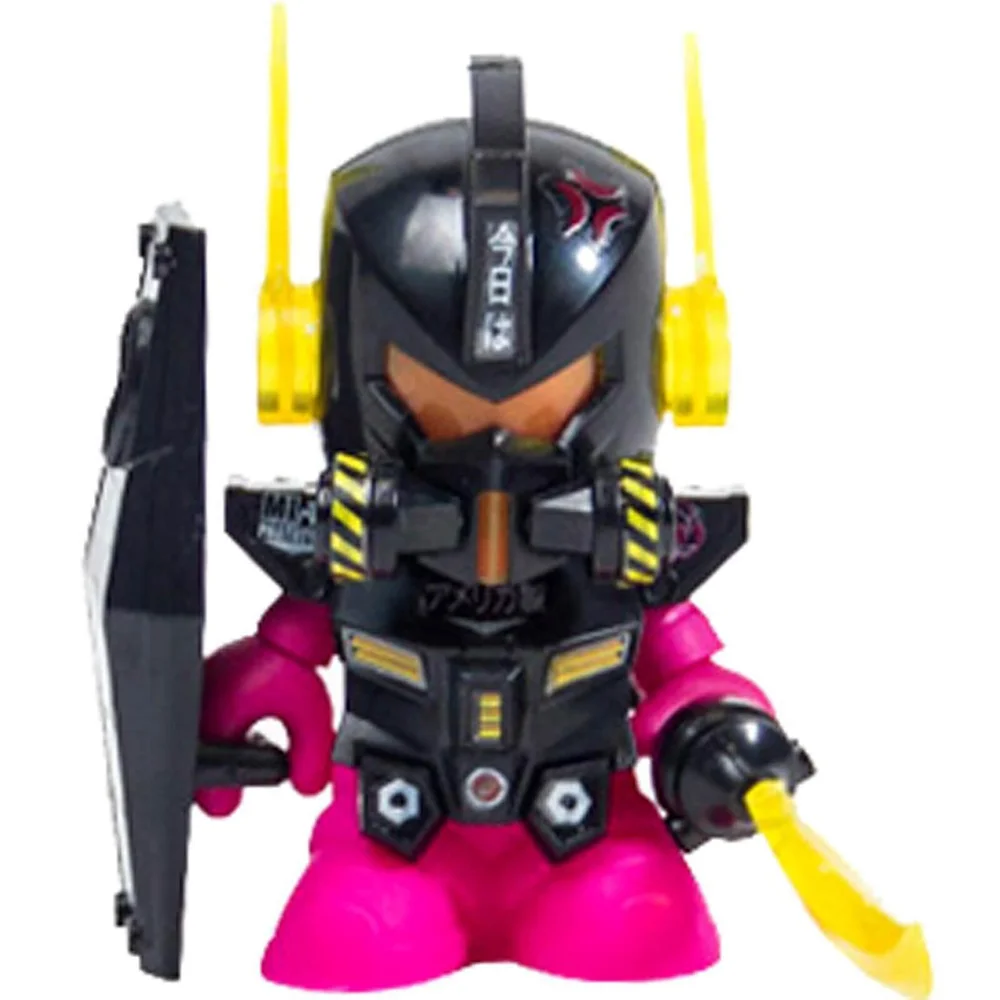 Kidrobot Gundam Black Edition 3 Inch Mini Figure Afbeelding 1