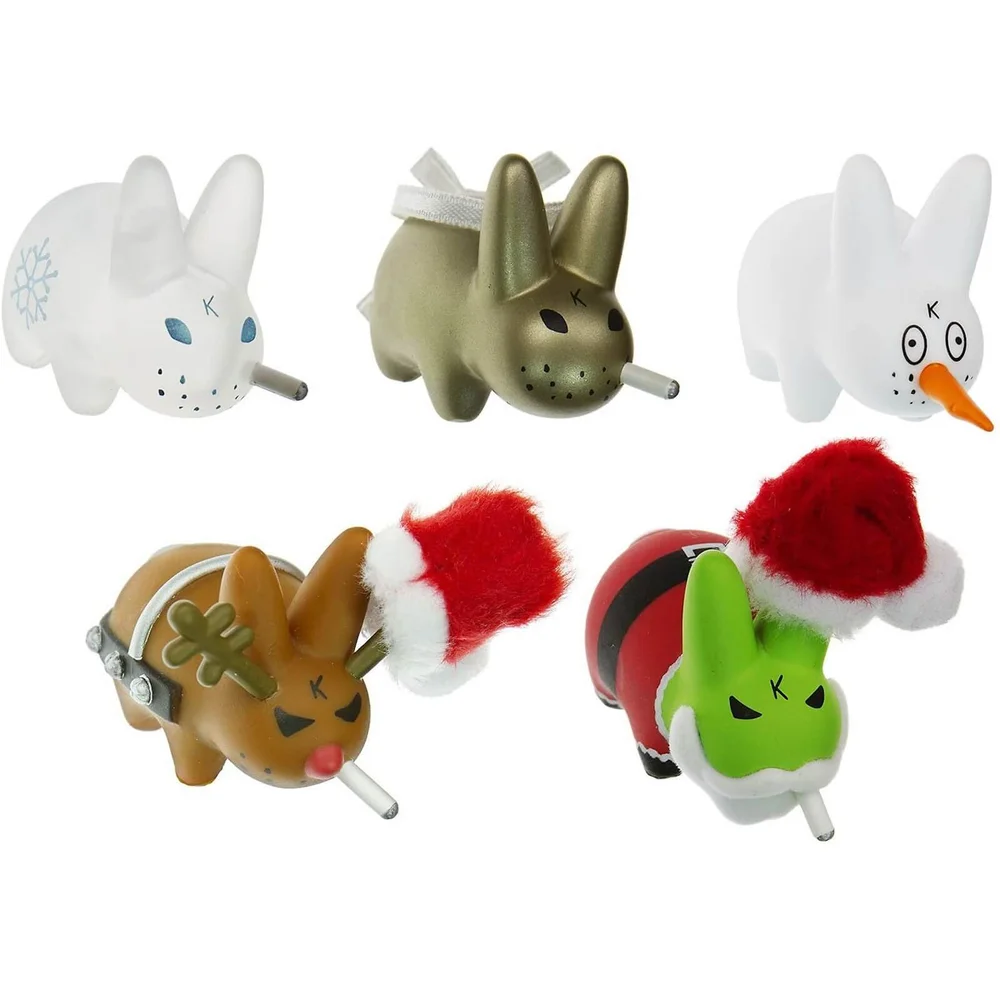Kidrobot Xmas Wonderland 5-Pack Mini Series 5 cm Vinyl Figuur Afbeelding 1