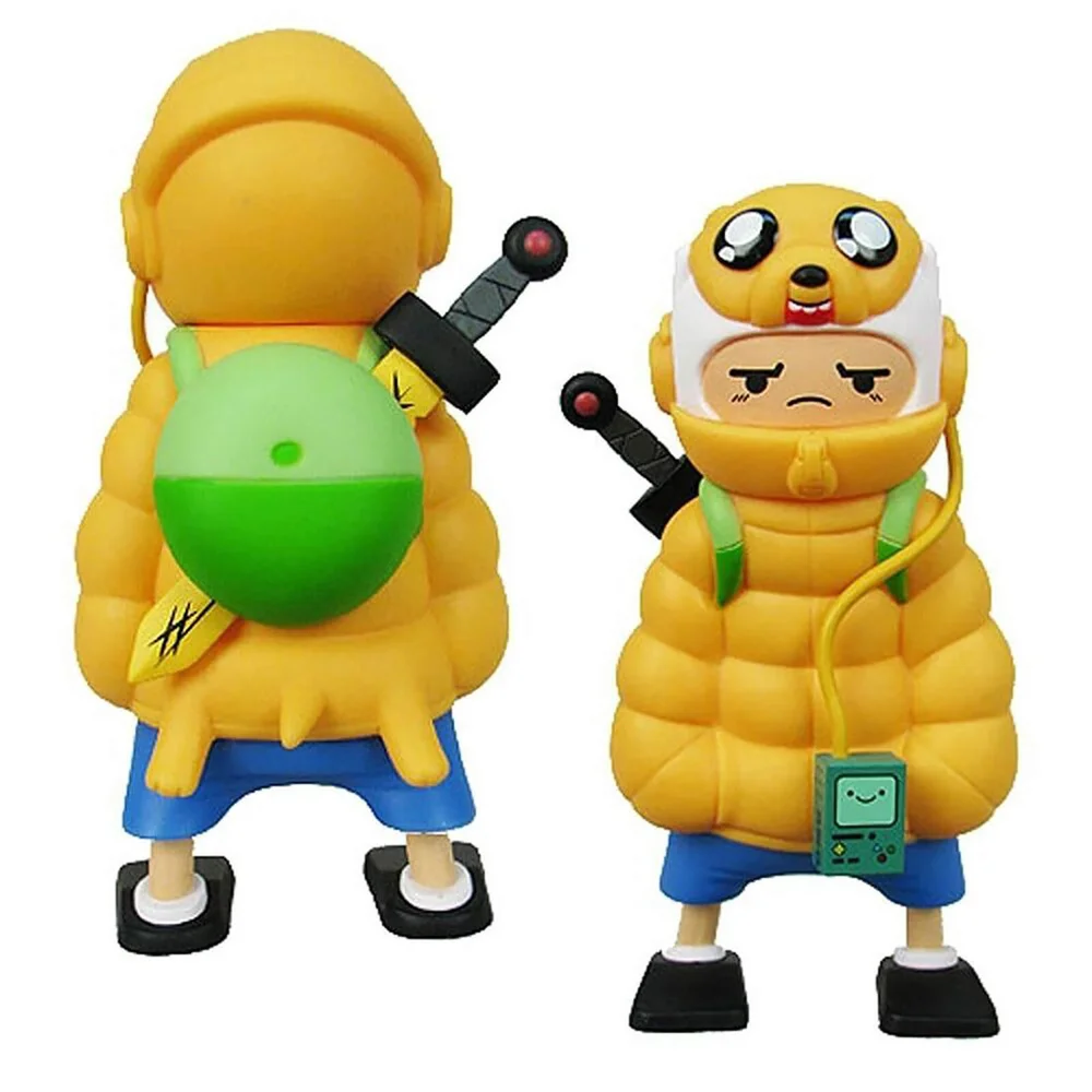 Kidrobot Adventure Time Puff Jake N Lil Finn 6-inch Vinyl Figure Afbeelding 1