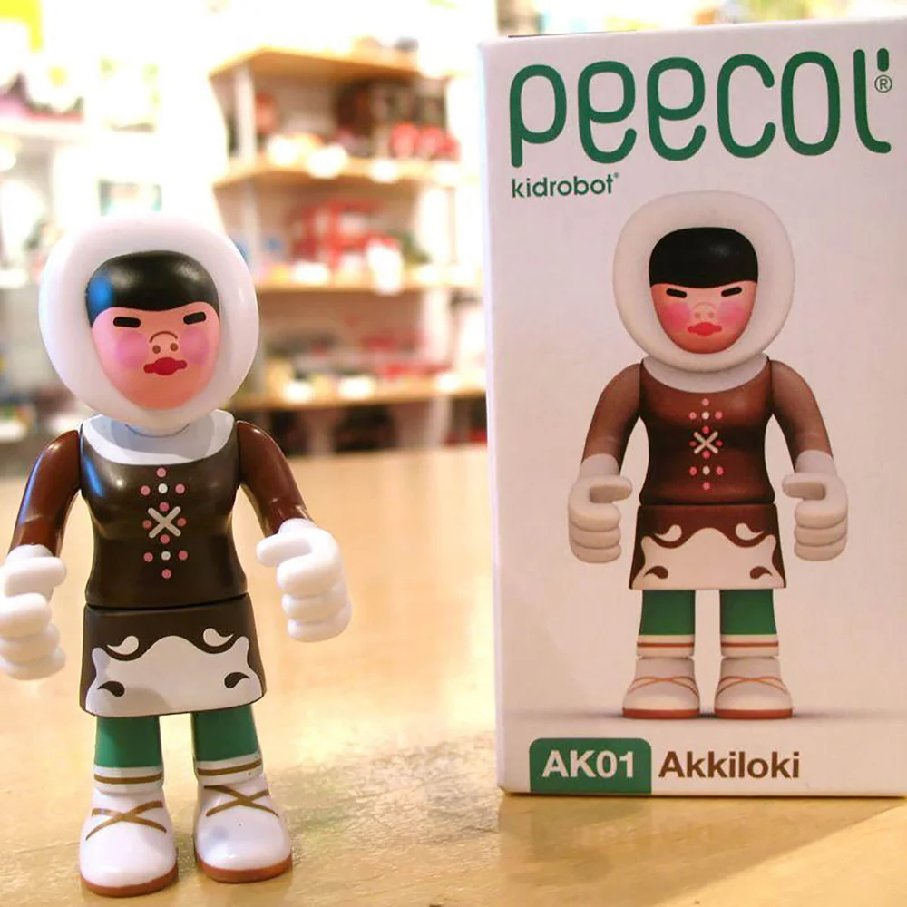 Kidrobot Peecol Akkiloki 3.5 Inch Figure Designed by Eboy Afbeelding 1