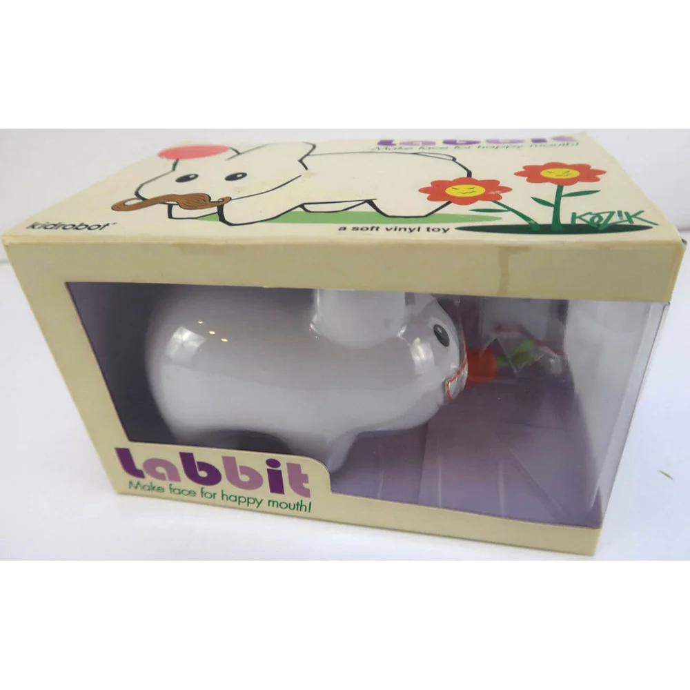 Kidrobot Kozik Labbit Make Face For Happy Mouth 5 Inch Figure Series 2 Afbeelding 1