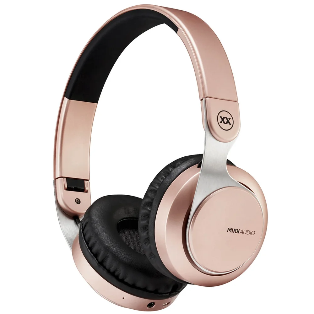 Mixx JX1 Bluetooth Wireless Headphones - Rose Gold Afbeelding 1