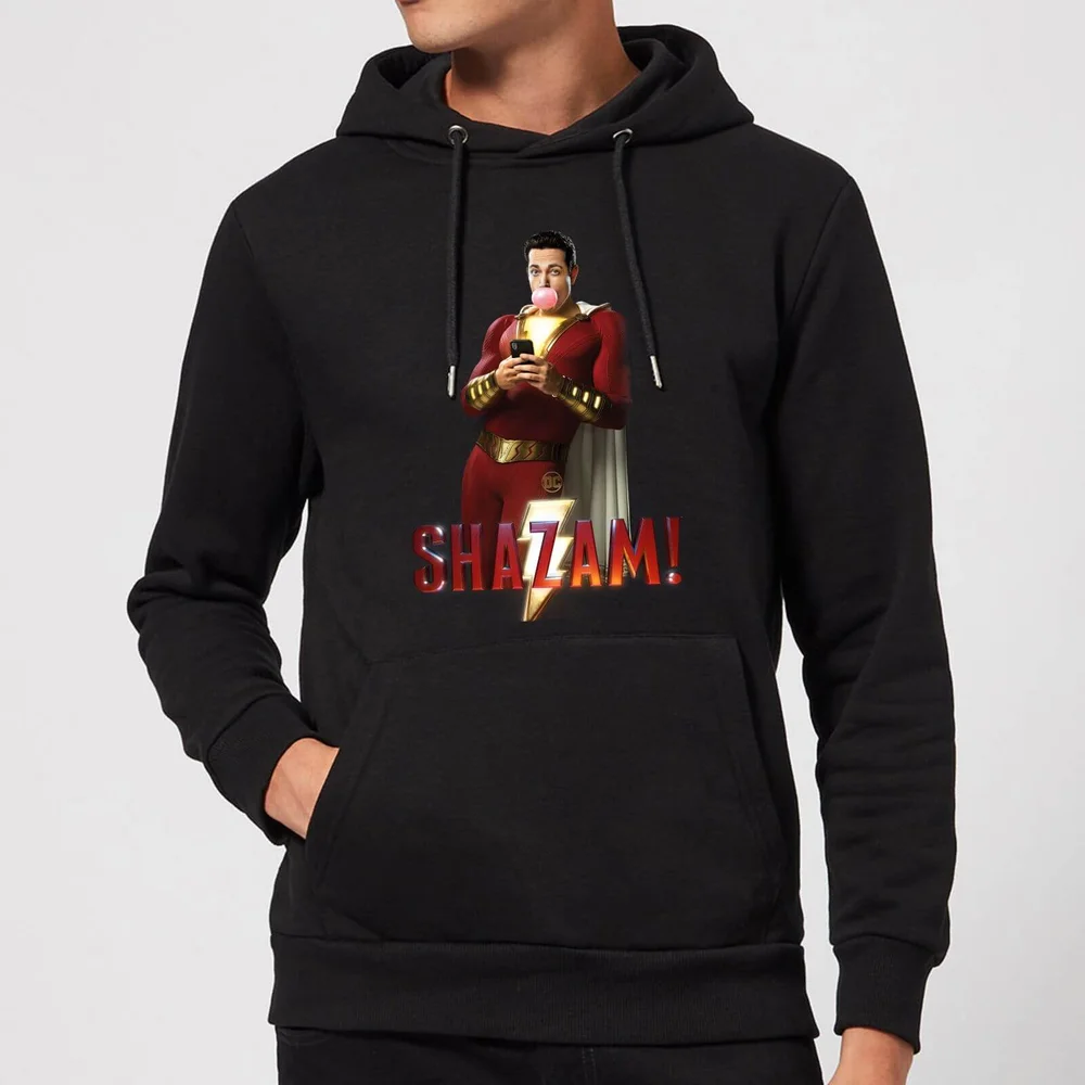 Shazam! Bubble Gum hoodie - Zwart - S Afbeelding 1