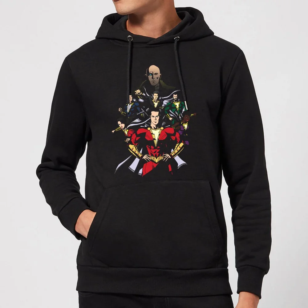 Shazam! Team Up hoodie - Zwart - S Afbeelding 1