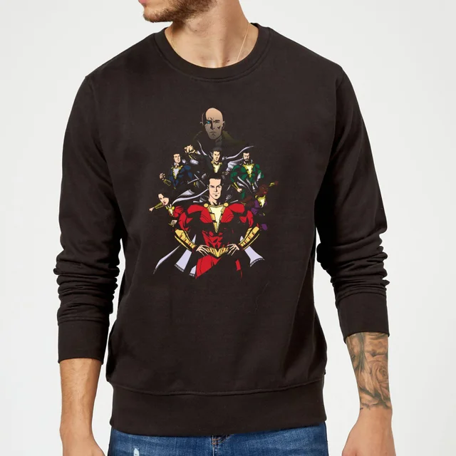 Shazam! Team Up trui - Zwart