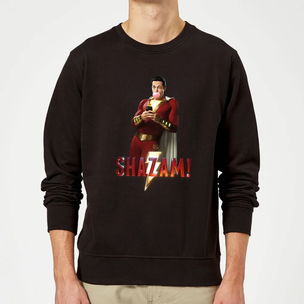 Shazam! Bubble Gum trui - Zwart - S Afbeelding 1
