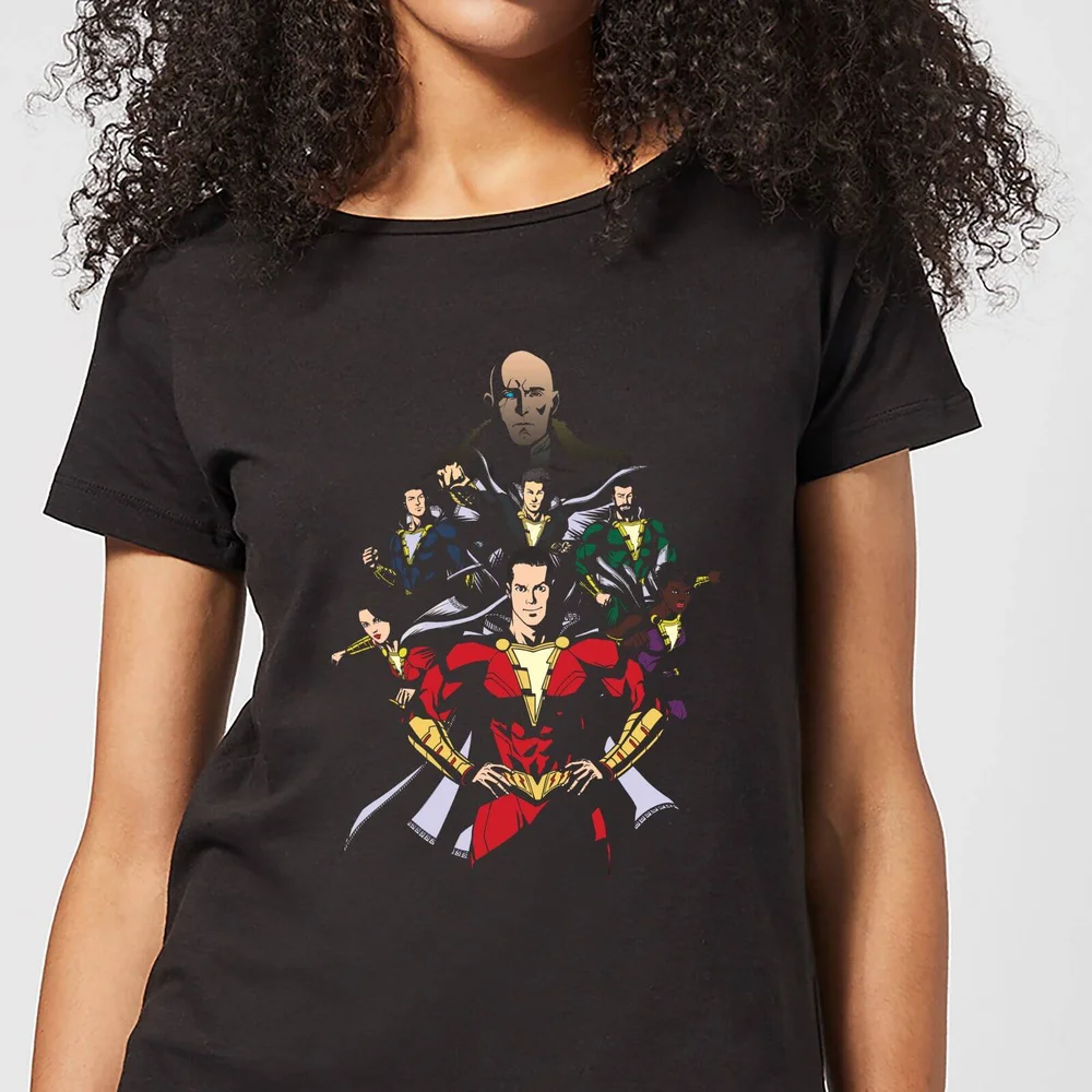 Shazam! Team Up dames t-shirt - Zwart - S Afbeelding 1