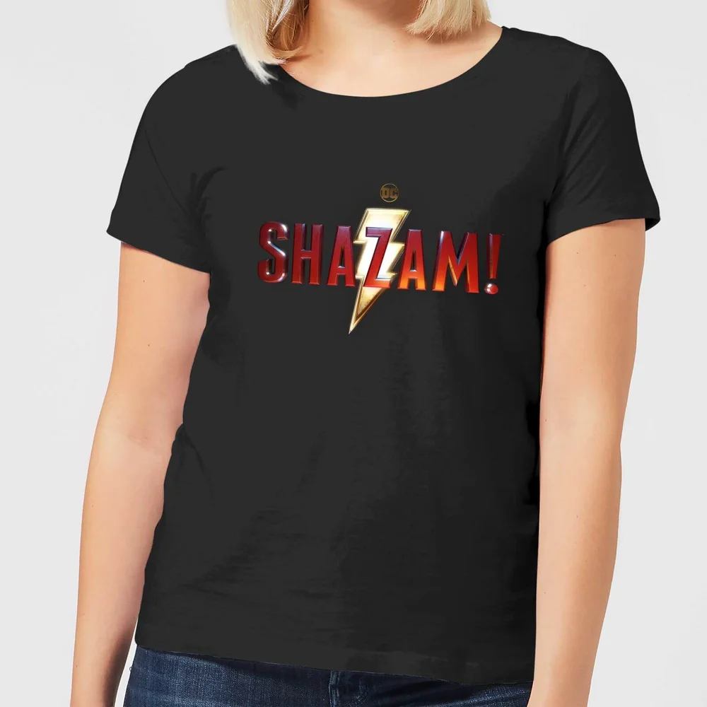 Shazam! Logo dames t-shirt - Zwart - S Afbeelding 1