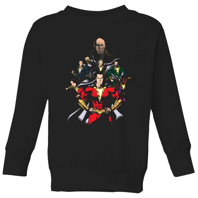 Shazam! Team Up kindertrui - Zwart