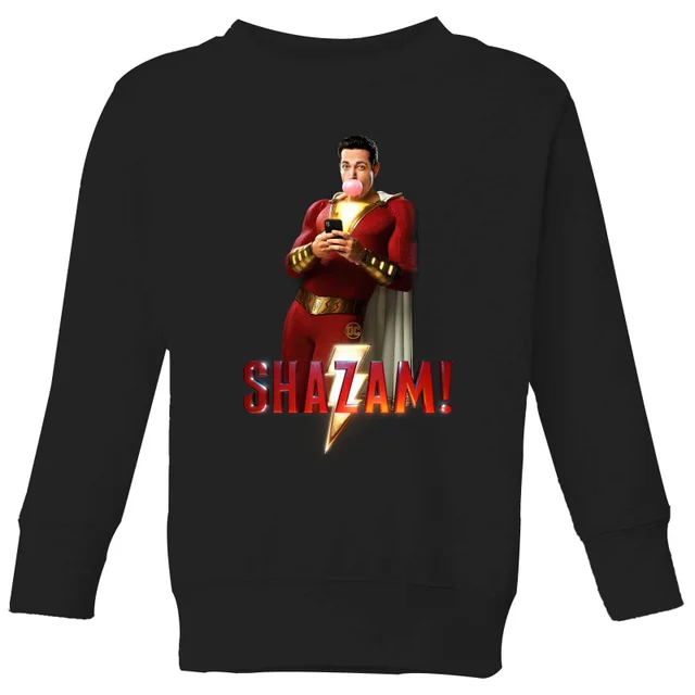 Shazam! Bubble Gum kindertrui - Zwart