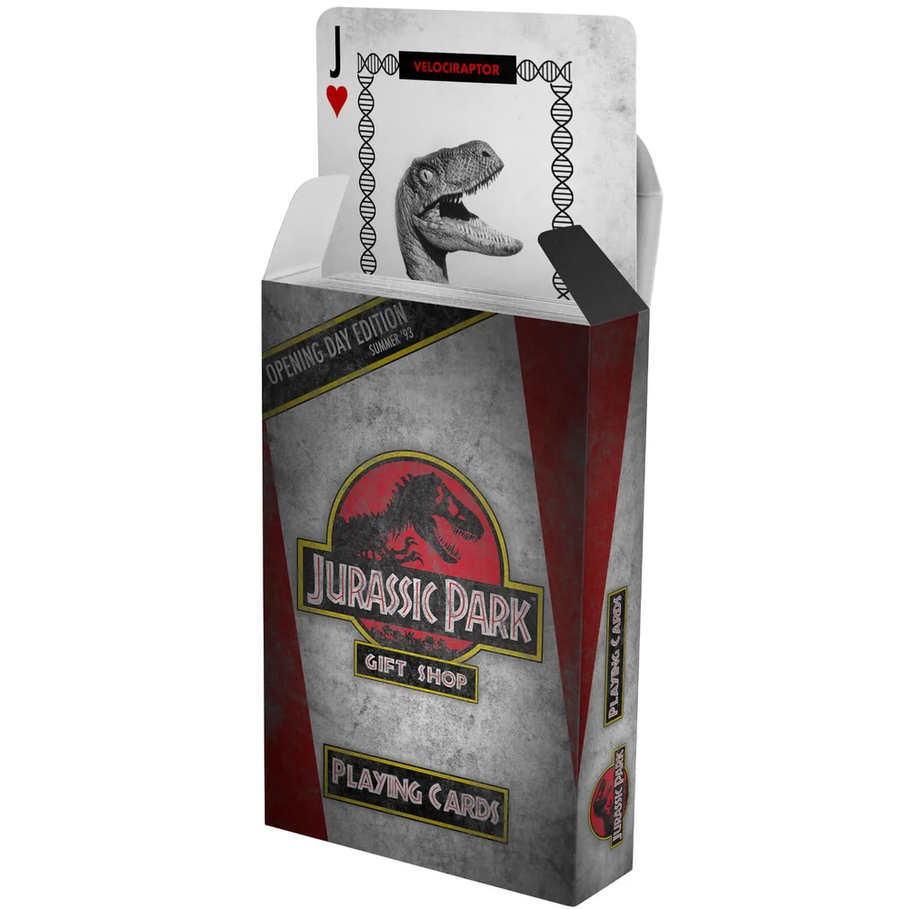 Jurassic Park speelkaarten Afbeelding 1