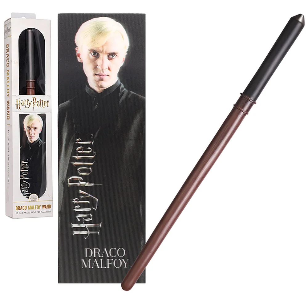 Draco Malfoy 30cm PVC Wand with Prismatic Bookmark Afbeelding 1