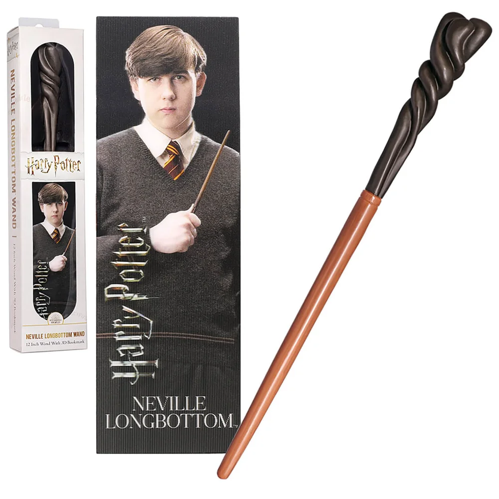 Neville Longbottom 30cm PVC Wand with Prismatic Bookmark Afbeelding 1