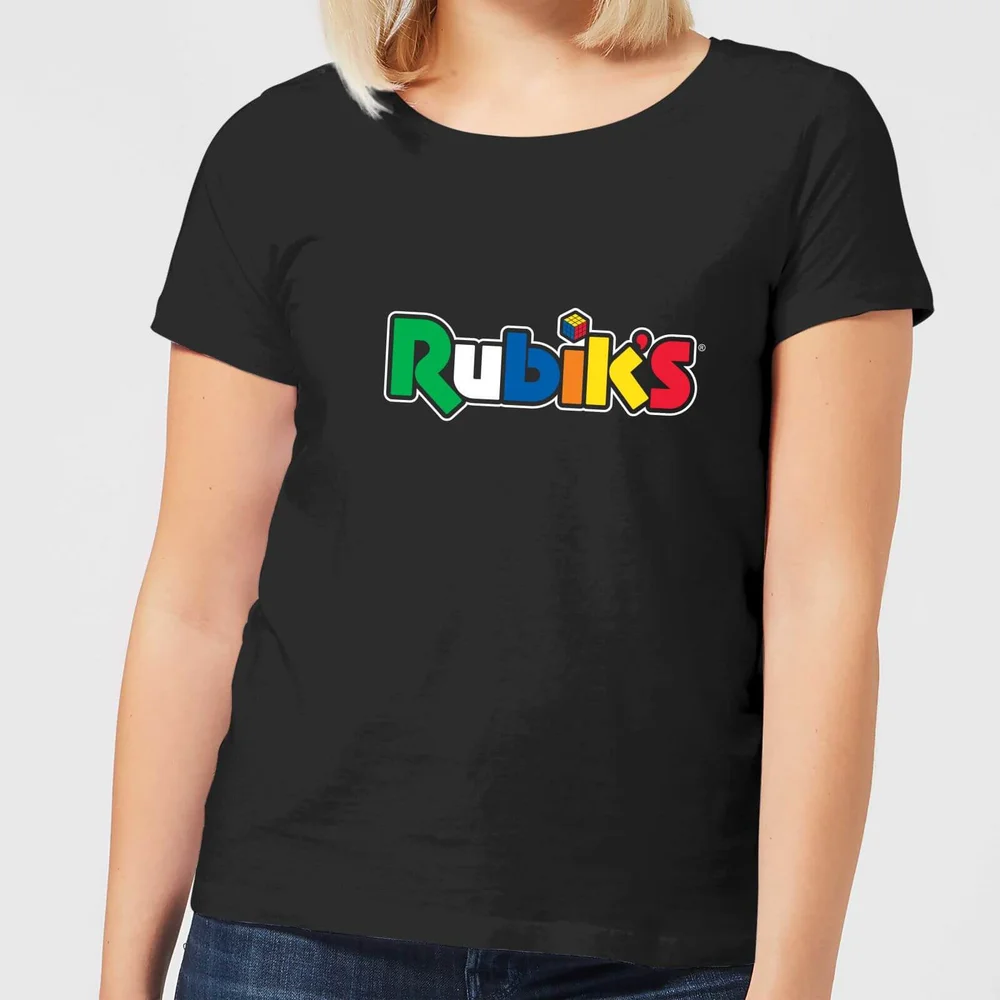 Rubik's Core Logo Women's T-Shirt - Black - 3XL Afbeelding 1