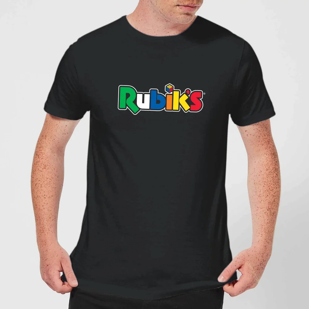 Rubik's Core Logo Men's T-Shirt - Black - 5XL Afbeelding 1