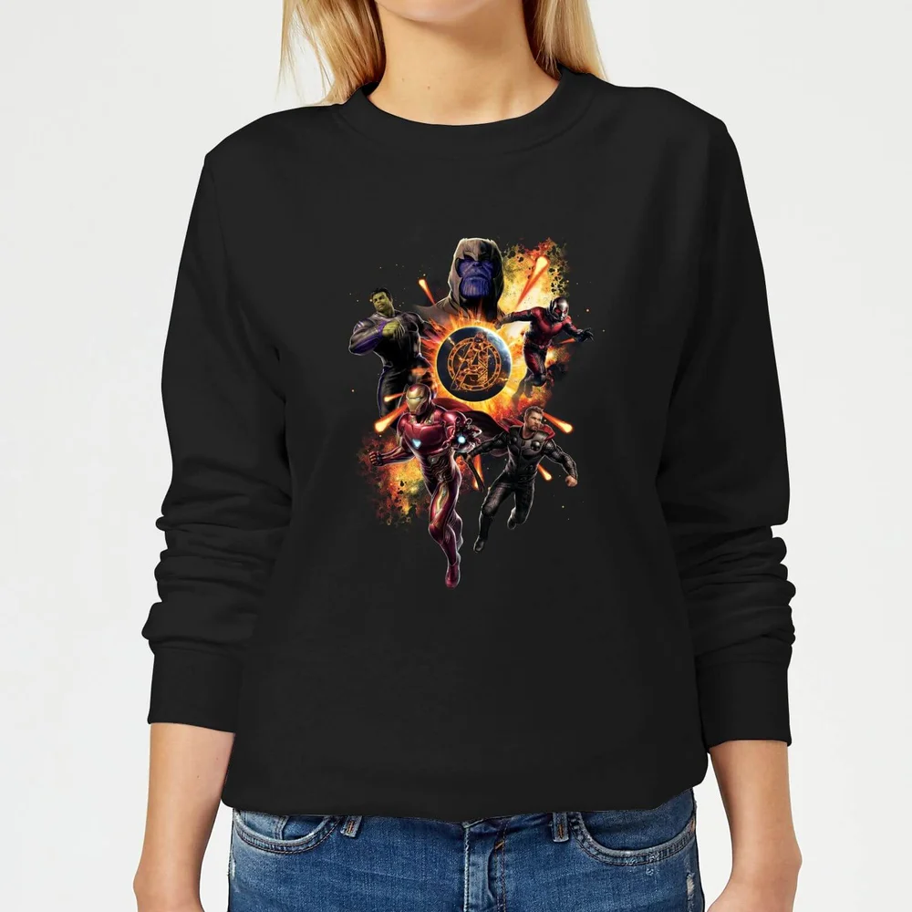 Avengers: Endgame Explosion Team dames trui - Zwart - XS Afbeelding 1