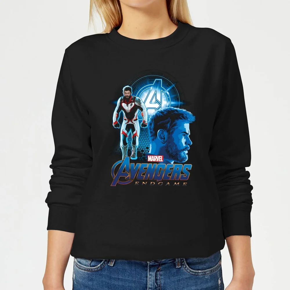 Avengers: Endgame Thor Suit dames trui - Zwart - XS Afbeelding 1