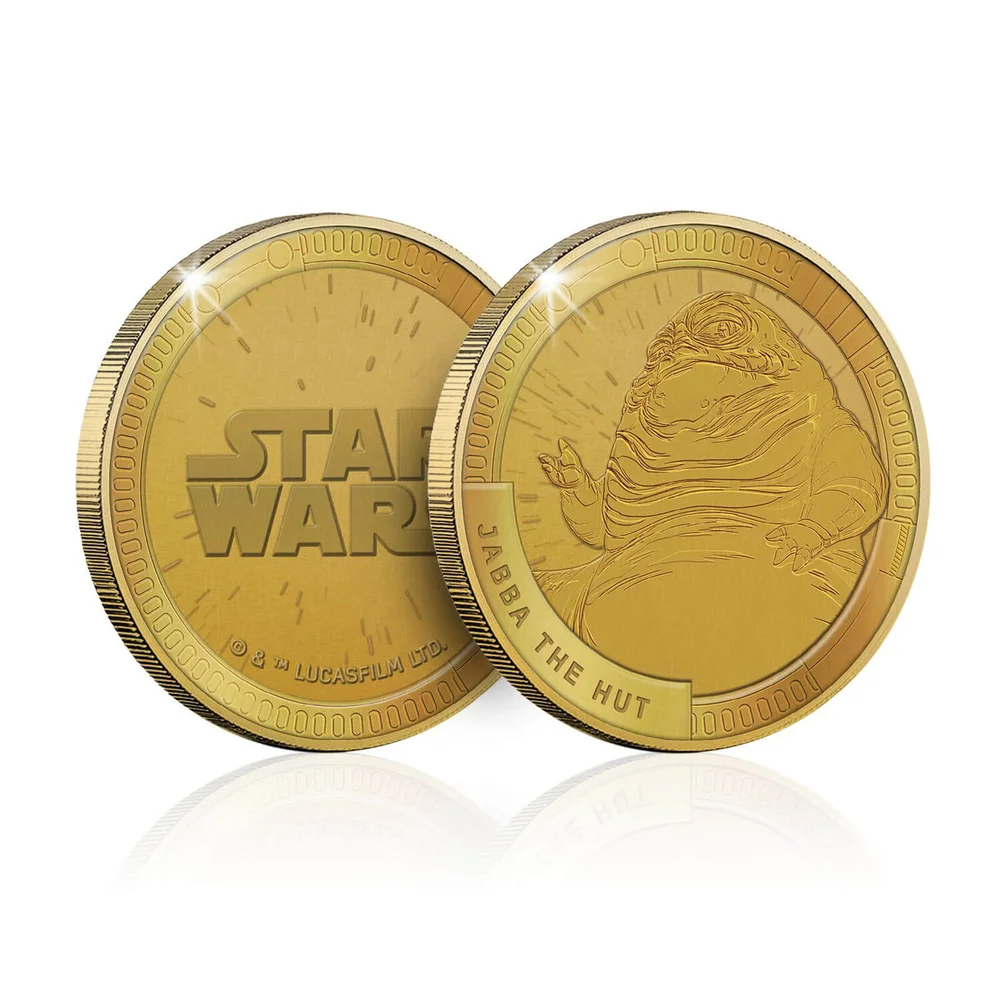 Verzamelbare Star Wars Herdenkingsmunt: Jabba the Hutt - Zavvi exclusief (beperkt tot 1000 exemplaren) Afbeelding 1