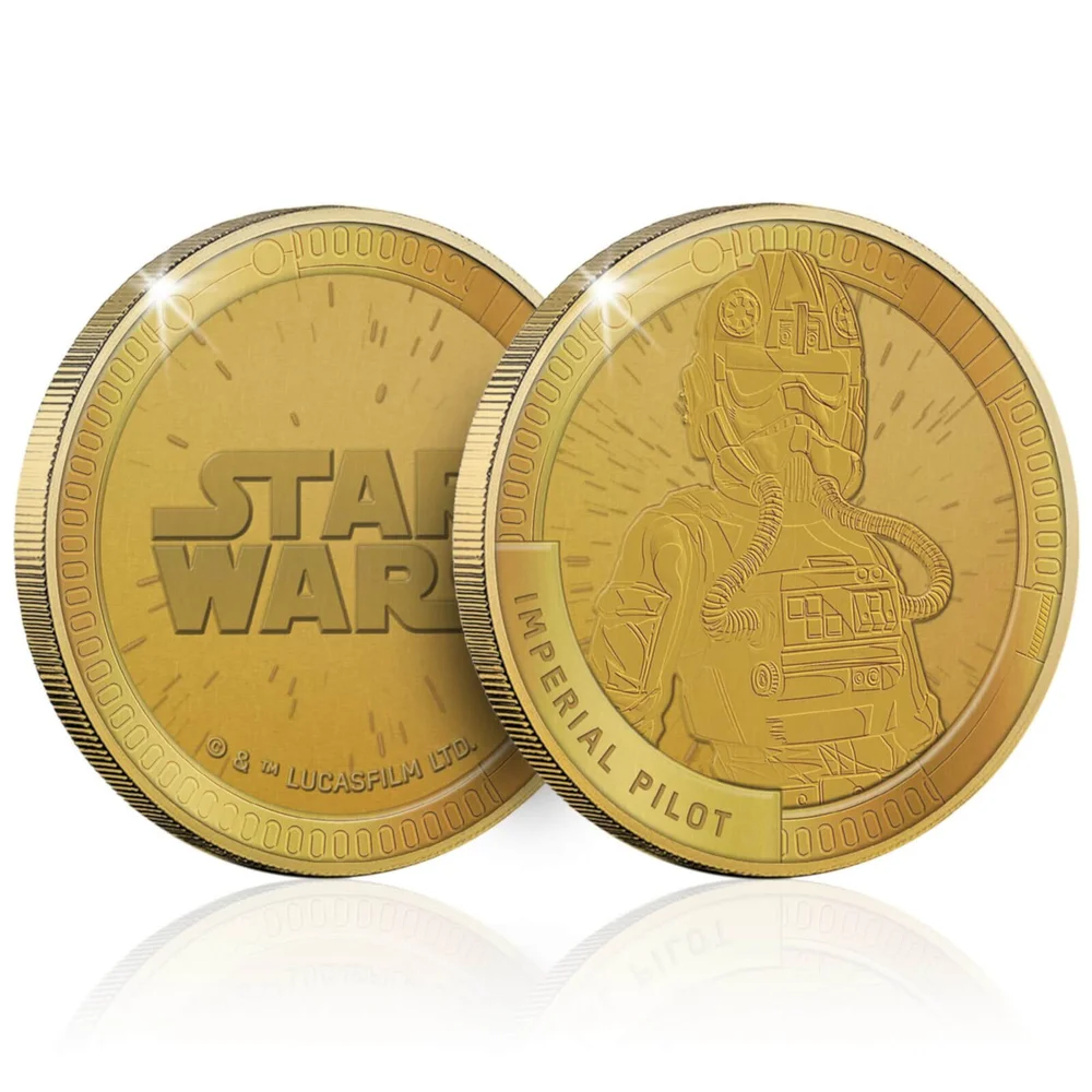 Verzamelbare Star Wars Herdenkingsmunt: Imperial Pilot - Zavvi exclusief (beperkt tot 1000 exemplaren) Afbeelding 1