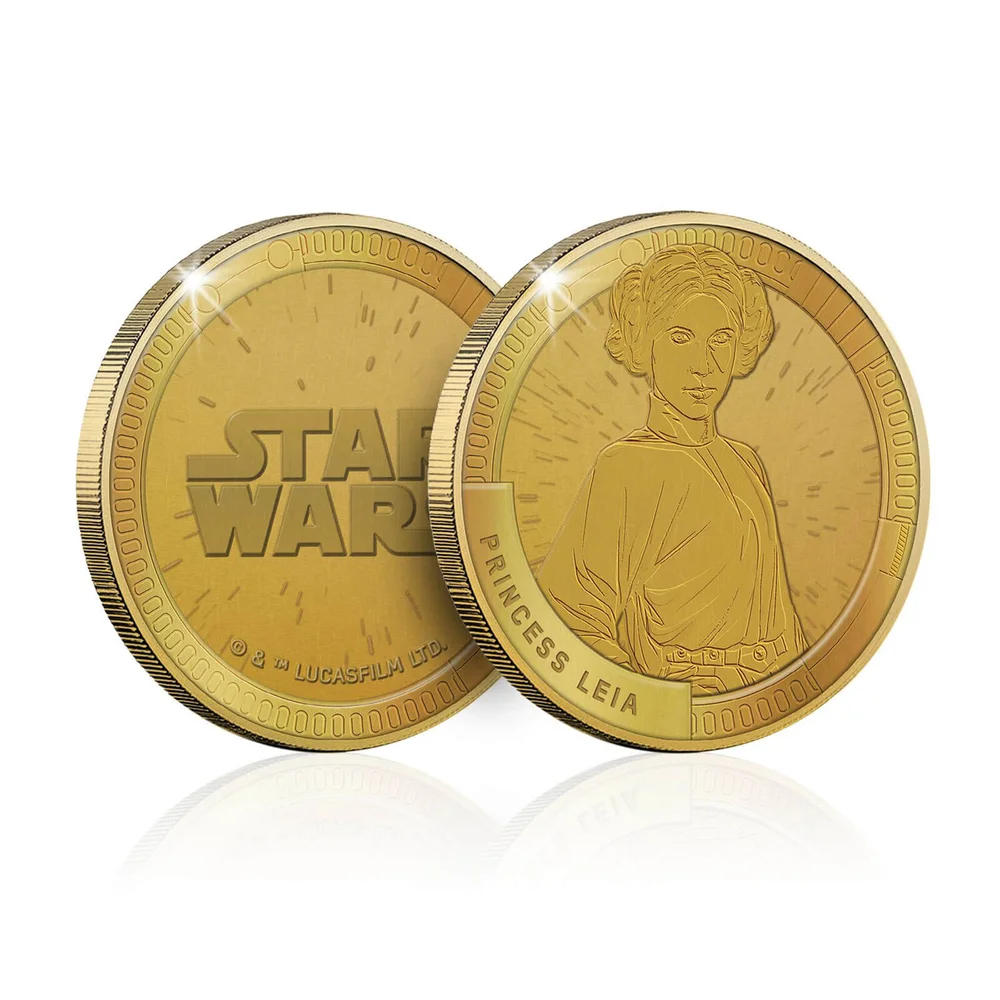 Verzamelbare Star Wars Herdenkingsmunt: Princess Leia - Zavvi exclusief (beperkt tot 1000 exemplaren) Afbeelding 1