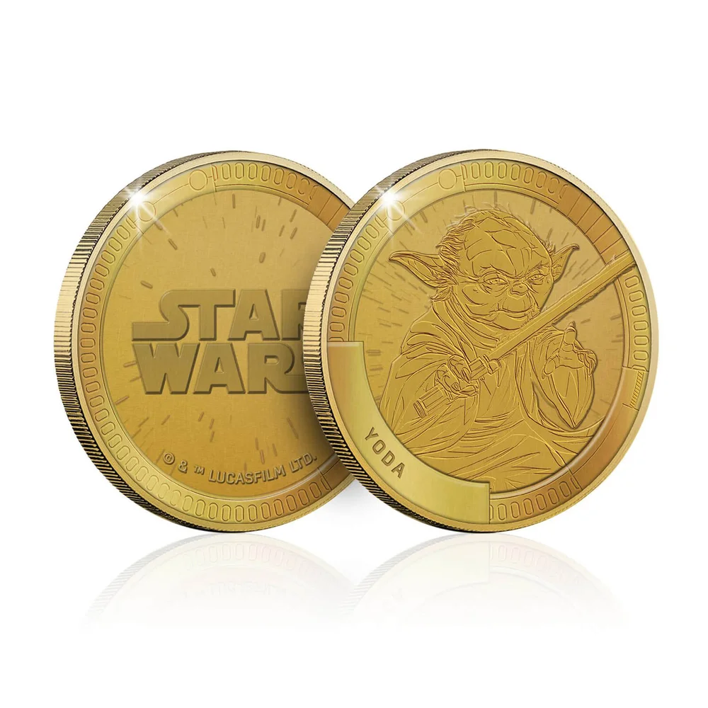 Verzamelbare Star Wars Herdenkingsmunt: Yoda - Zavvi exclusief (beperkt tot 1000 exemplaren) Afbeelding 1