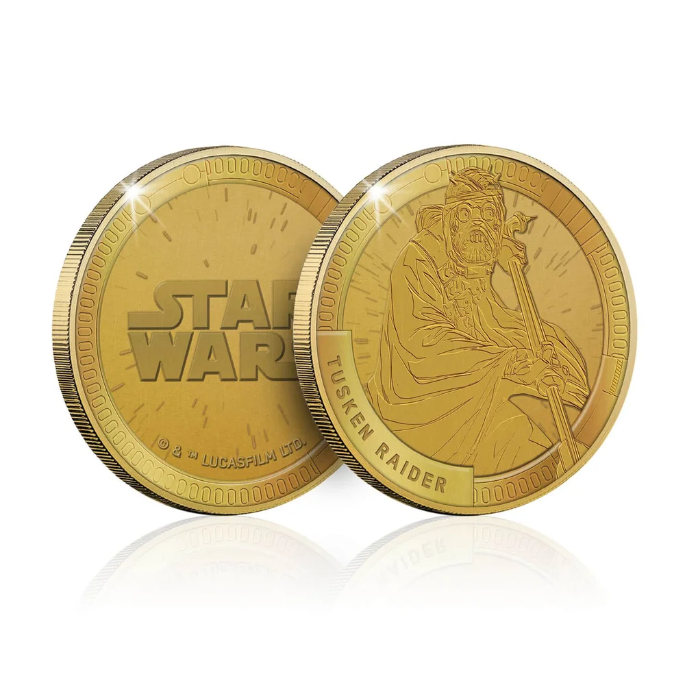 Verzamelbare Star Wars Herdenkingsmunt: Tusken Raider - Zavvi exclusief (beperkt tot 1000 exemplaren) Afbeelding 1