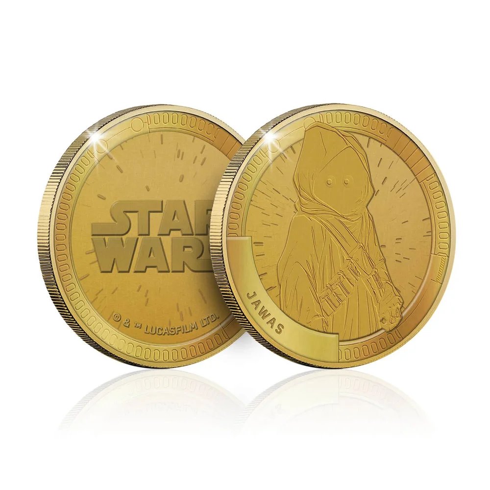 Verzamelbare Star Wars Herdenkingsmunt: Jawa - Zavvi exclusief (beperkt tot 1000 exemplaren) Afbeelding 1
