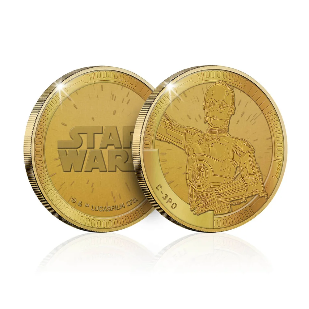 Verzamelbare Star Wars Herdenkingsmunt: C-3PO - Zavvi exclusief (beperkt tot 1000 exemplaren) Afbeelding 1
