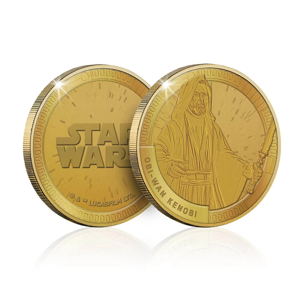 Verzamelbare Star Wars Herdenkingsmunt: Obi-Wan Kenobi - Zavvi exclusief (beperkt tot 1000 exemplaren) Afbeelding 1