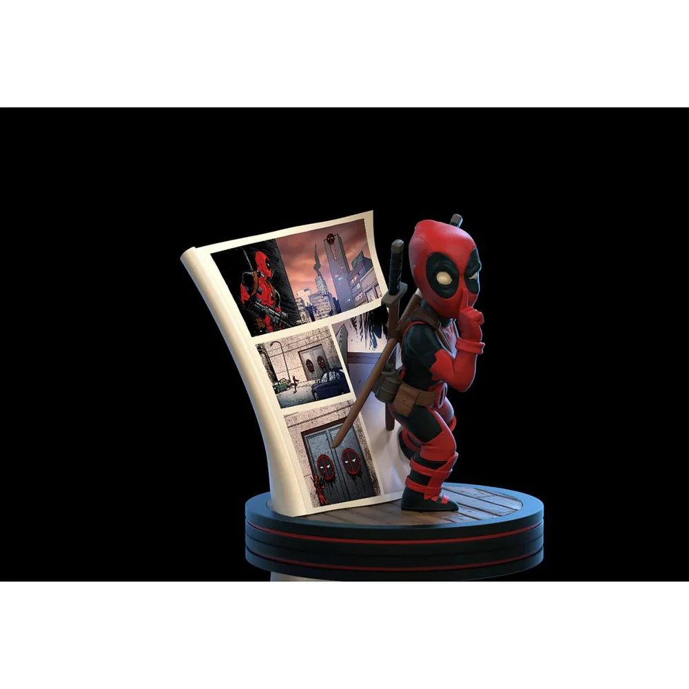 Quantum Mechanix Marvel's Deadpool 4D Q-Fig Diorama Afbeelding 1