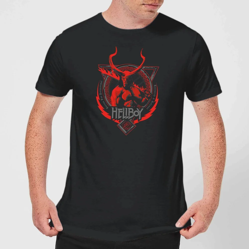 Hellboy Hell's Hero Men's T-Shirt - Black - 5XL Afbeelding 1