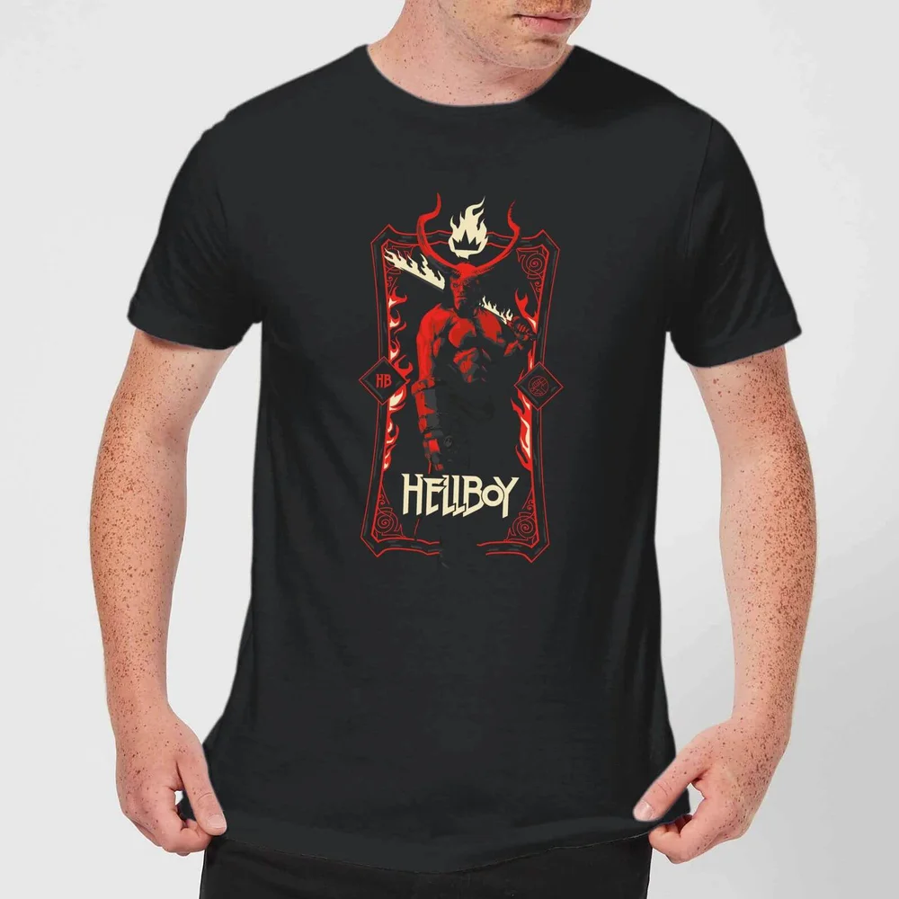 Hellboy Right Hand Of Doom Men's T-Shirt - Black - 5XL Afbeelding 1