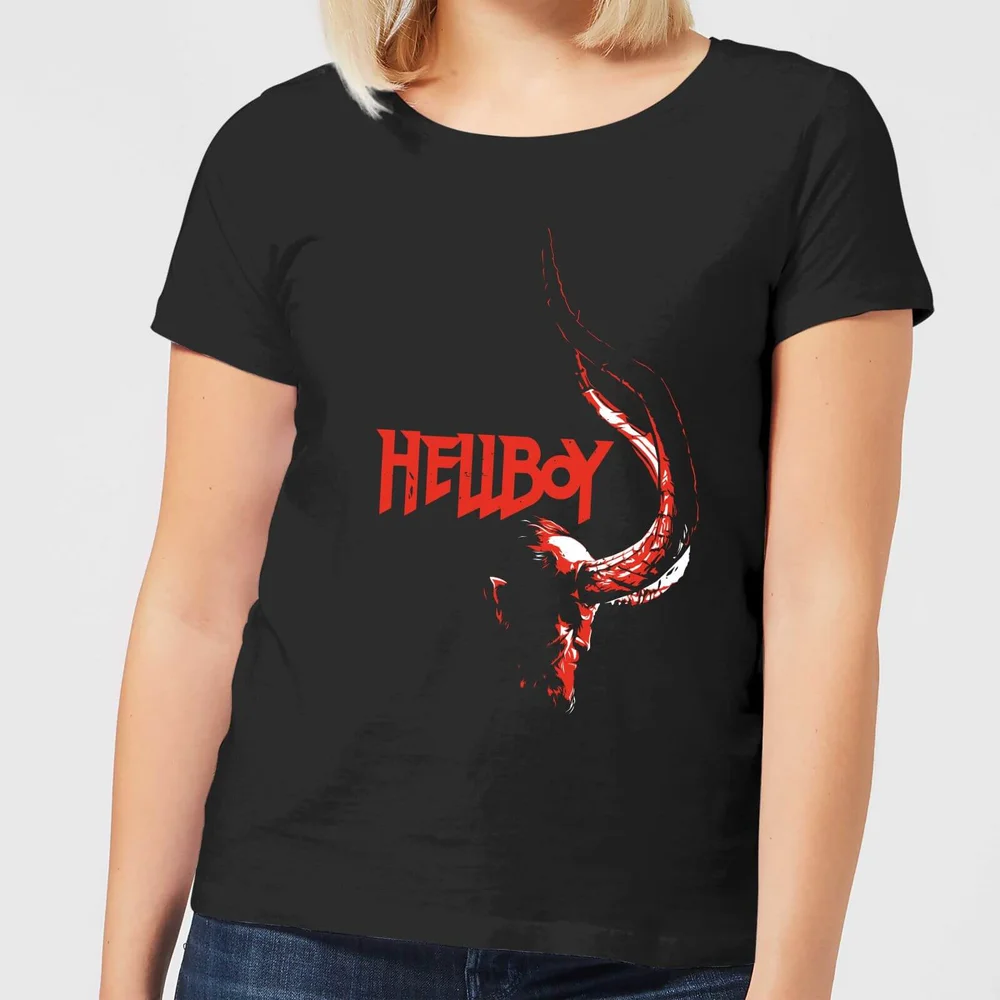 Hellboy Profile Women's T-Shirt - Black - 3XL Afbeelding 1