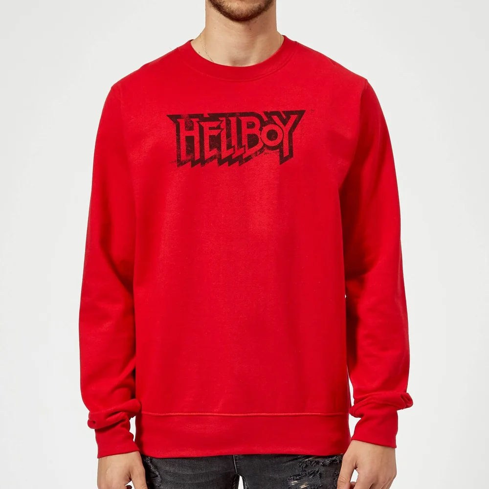 Hellboy Logo Sweatshirt - Red - S - Rood Afbeelding 1