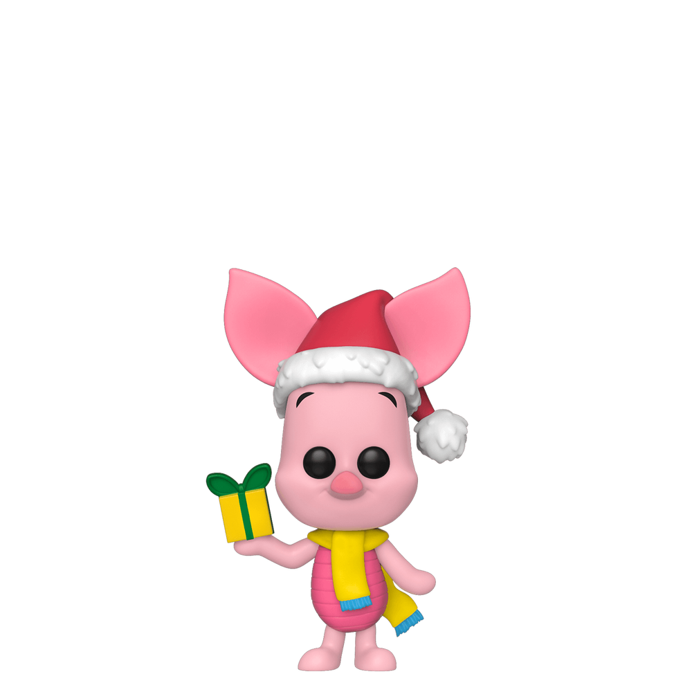 Disney Holiday Piglet Pop! Vinylfiguur Afbeelding 1
