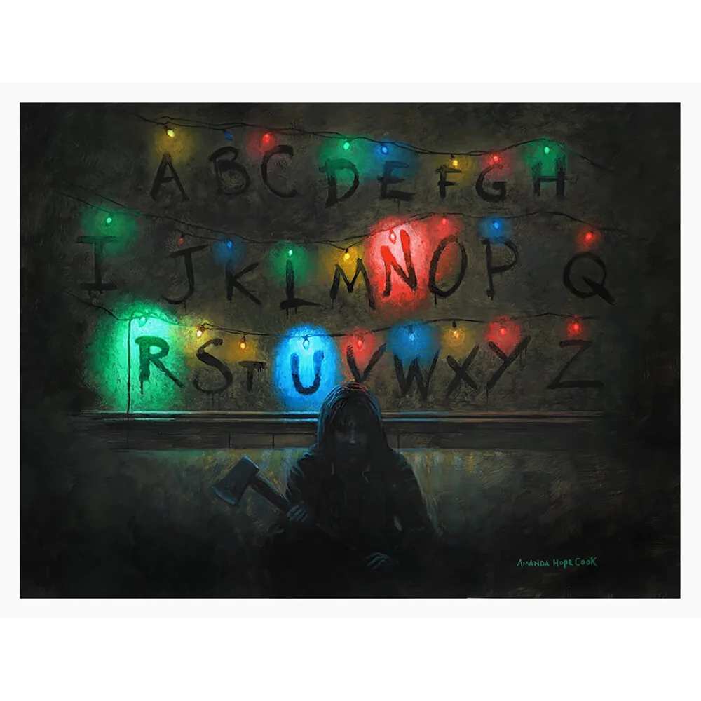 Netflix's Stranger Things "RUN" Giclee Afbeelding 1