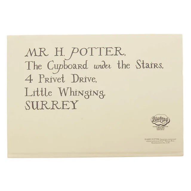 Harry Potter Envelop Notitieboekjes - Crème